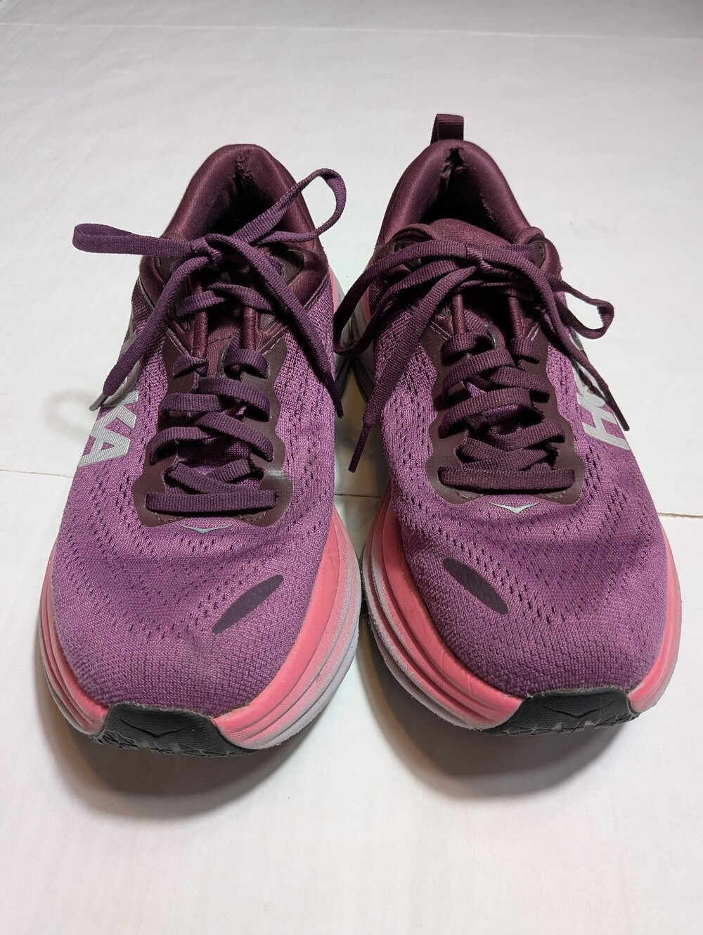 Hoka Bondi 8 Purple Athletic Shoes Women's Size 7.5 - Picture 15 of 15
